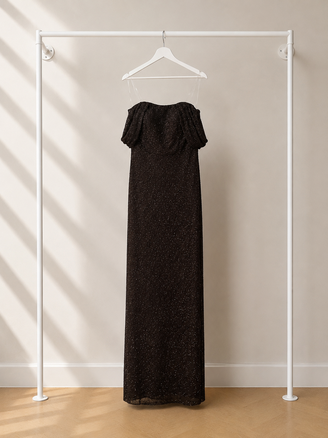 Brulay - Lange Avondjurk - Chocolate Brown | Pofmouw