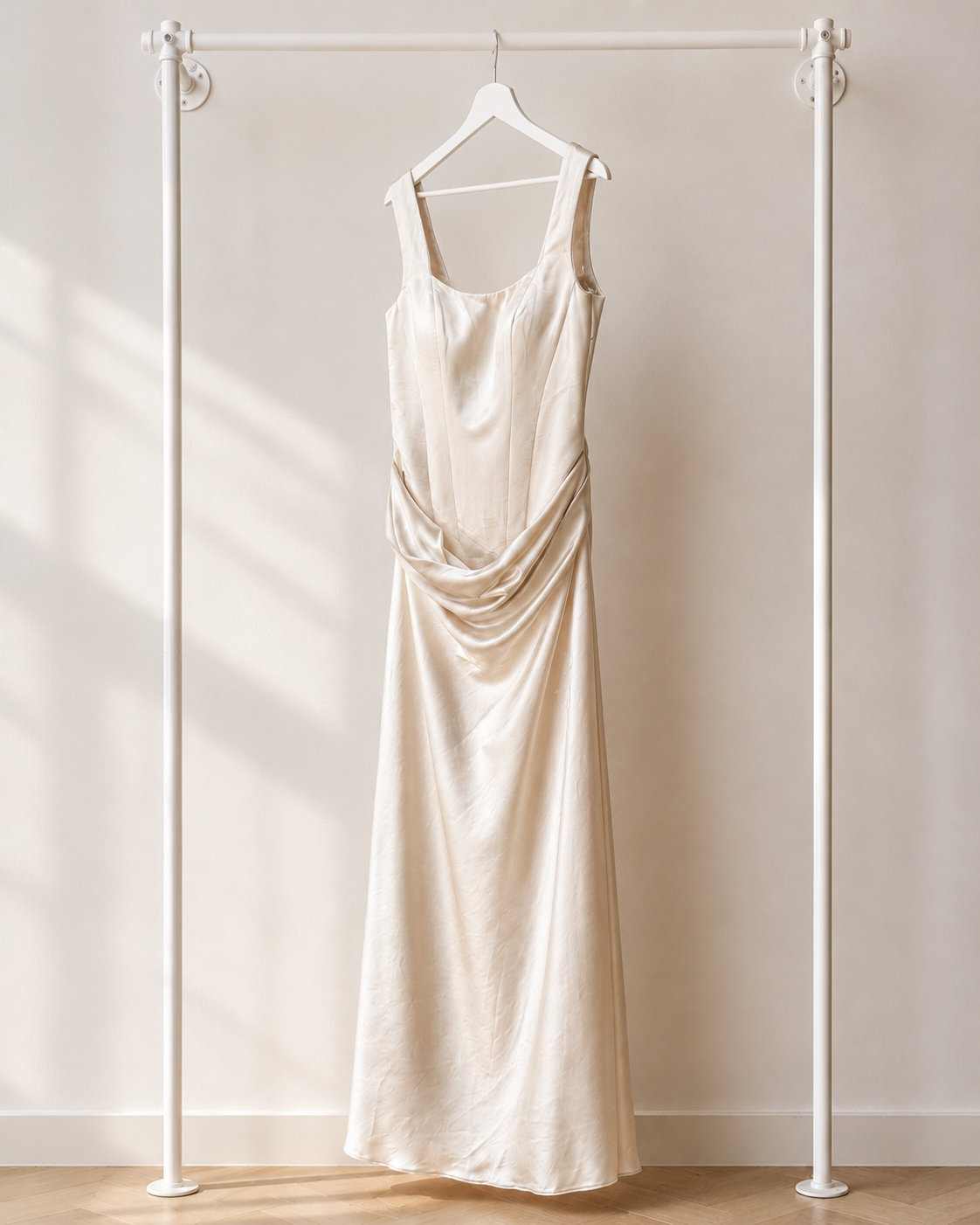 Deysu - Lange Avondjurk - Champagne | Strapless