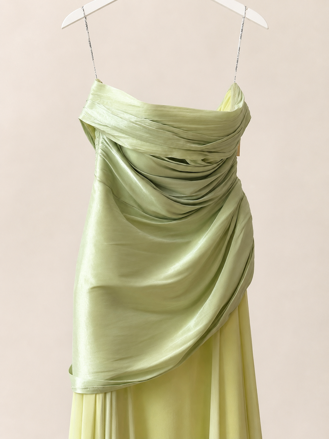 Alya - Lange Avondjurk - Mintgroen | Strapless