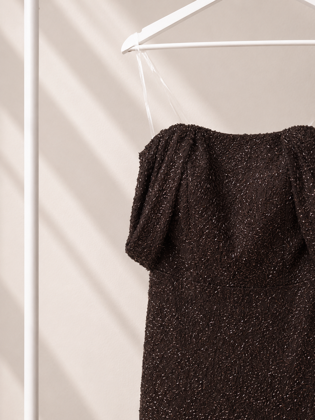 Brulay - Lange Avondjurk - Chocolate Brown | Pofmouw