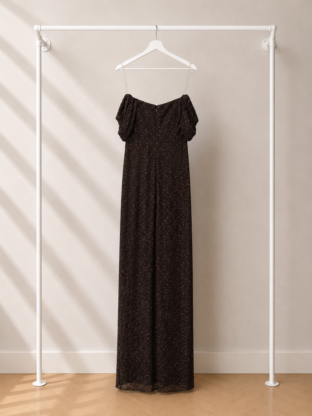 Brulay - Lange Avondjurk - Chocolate Brown | Pofmouw
