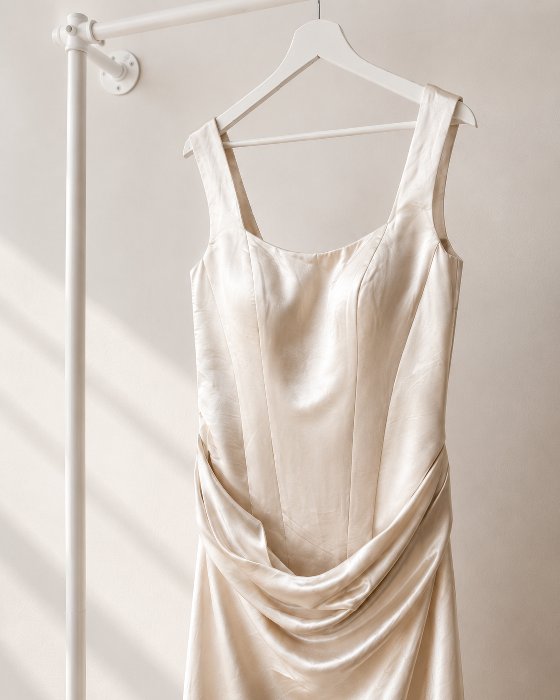 Deysu - Lange Avondjurk - Champagne | Strapless