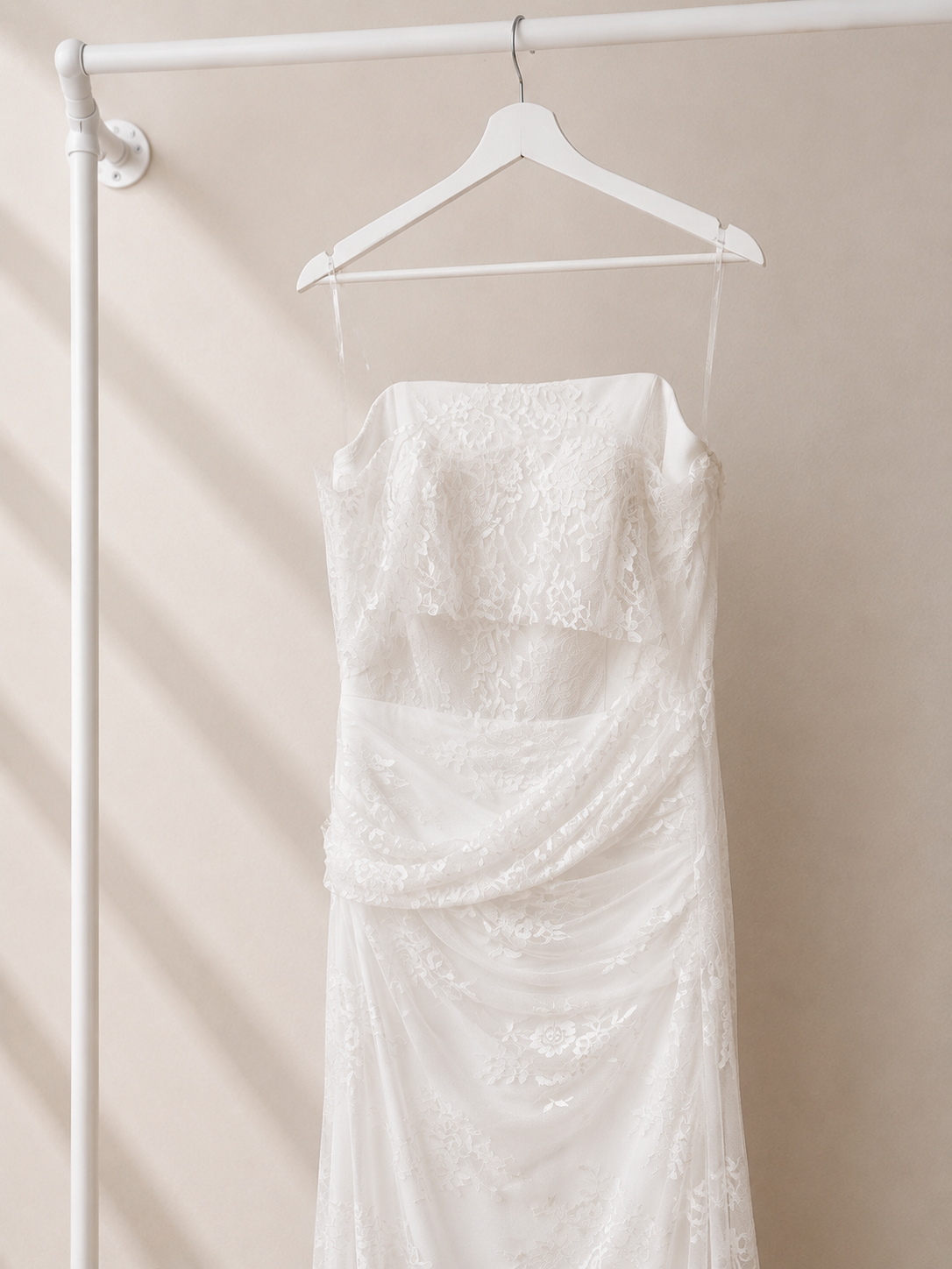 Eylai - Lange Avondjurk - Wit | Strapless