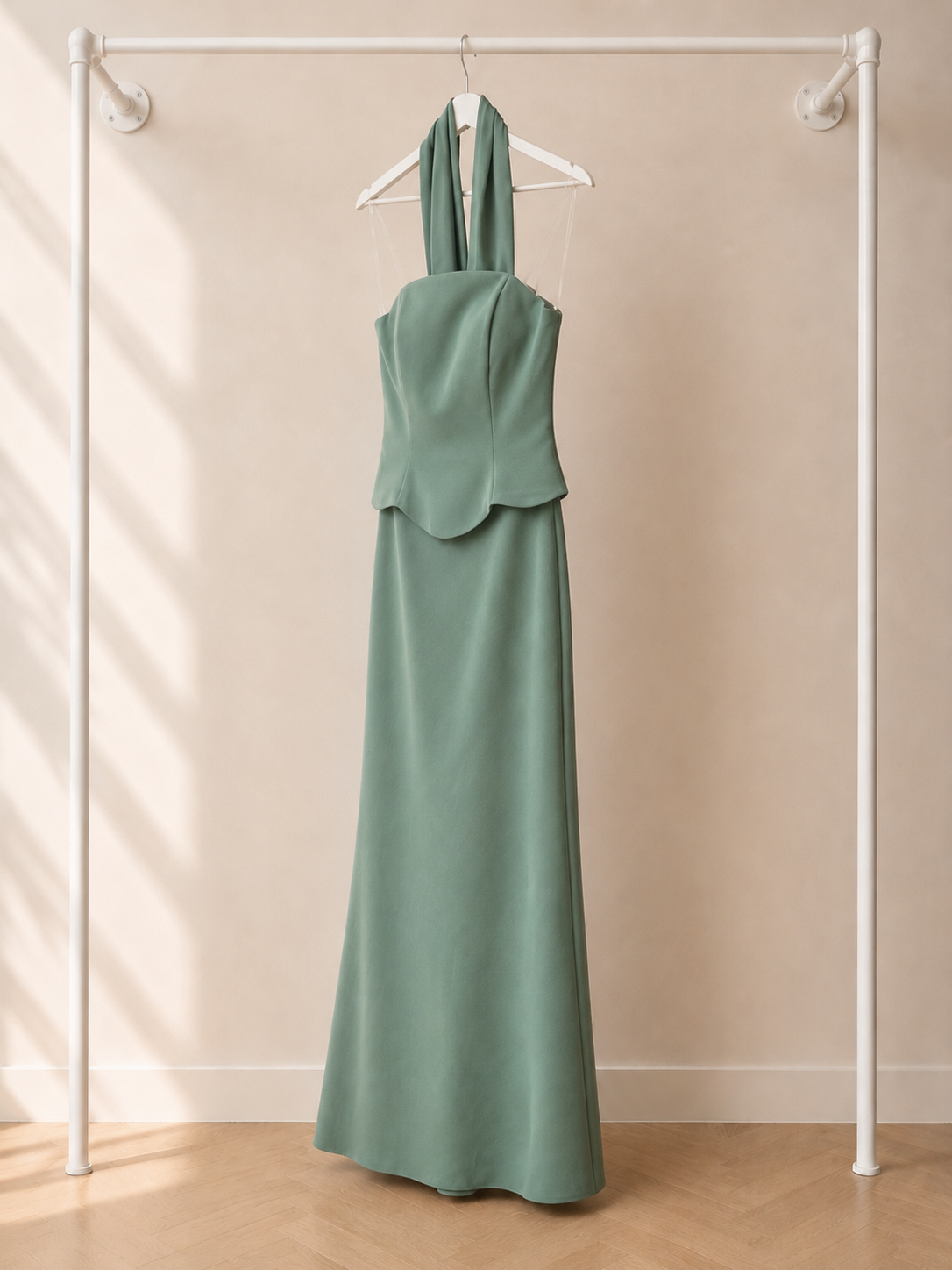 Kairo - Lange Avondjurk - Groen | Halter