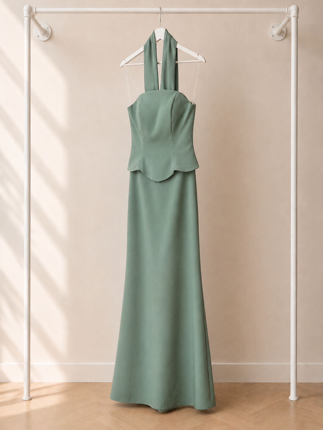 Kairo - Lange Avondjurk - Groen | Halter