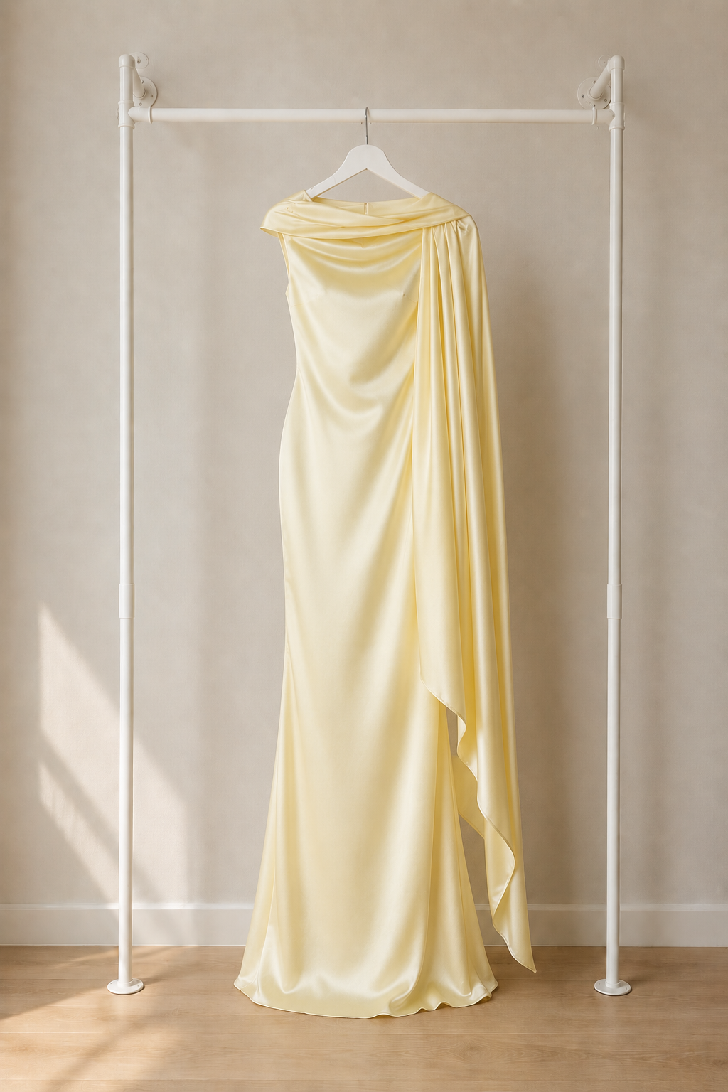 Amber - Lange Jurk - Sorbet Geel