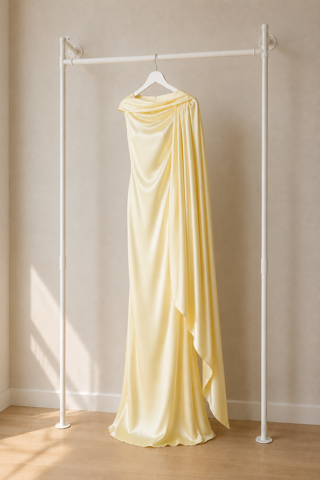 Amber - Lange Jurk - Sorbet Geel
