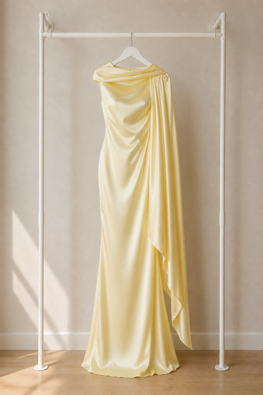 Amber - Lange Jurk - Sorbet Geel